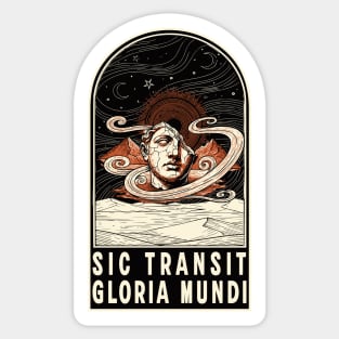Sic Transit Gloria Mundi – No.7 Sticker